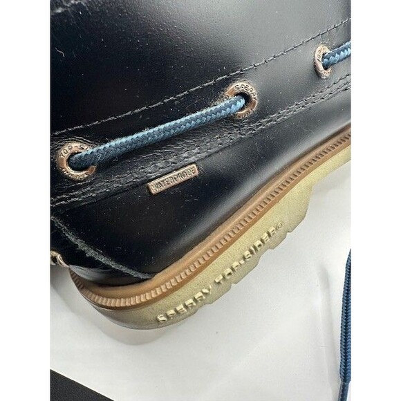 Sperry Authentic Original Chukka Navy Blue Leather Boat Shoe /  Mens 7.5 main image 8